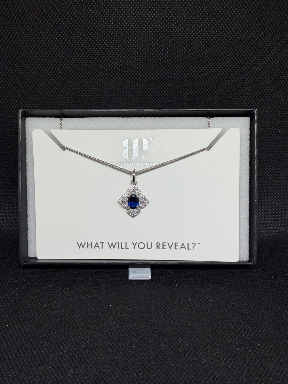 September 26: Sapphire on Rhodium Clover